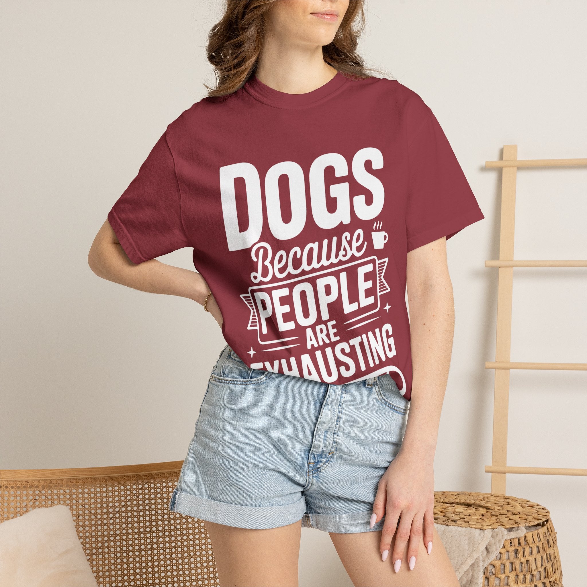 "Dogs because People are Exhausting!" T-Shirt