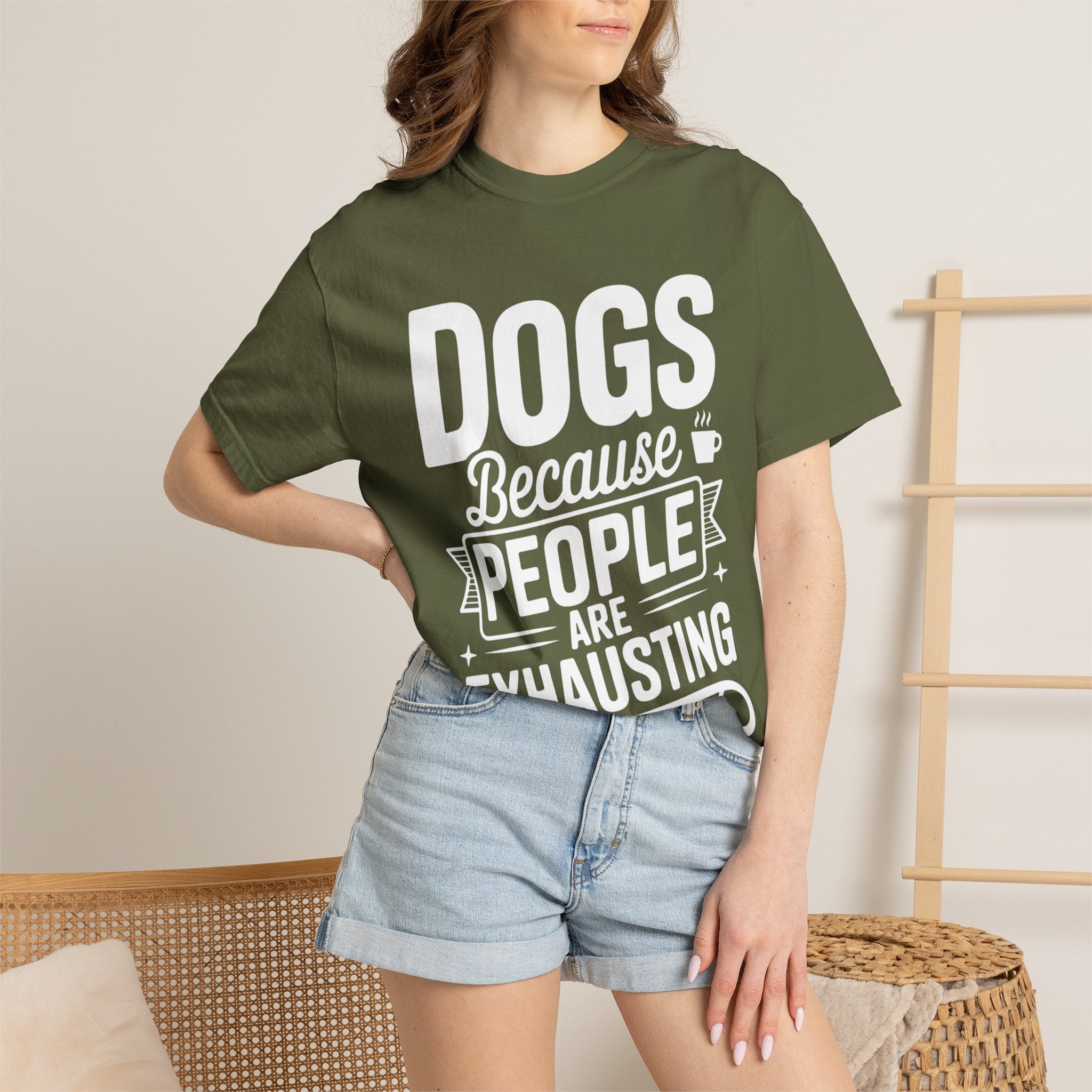 "Dogs because People are Exhausting!" T-Shirt