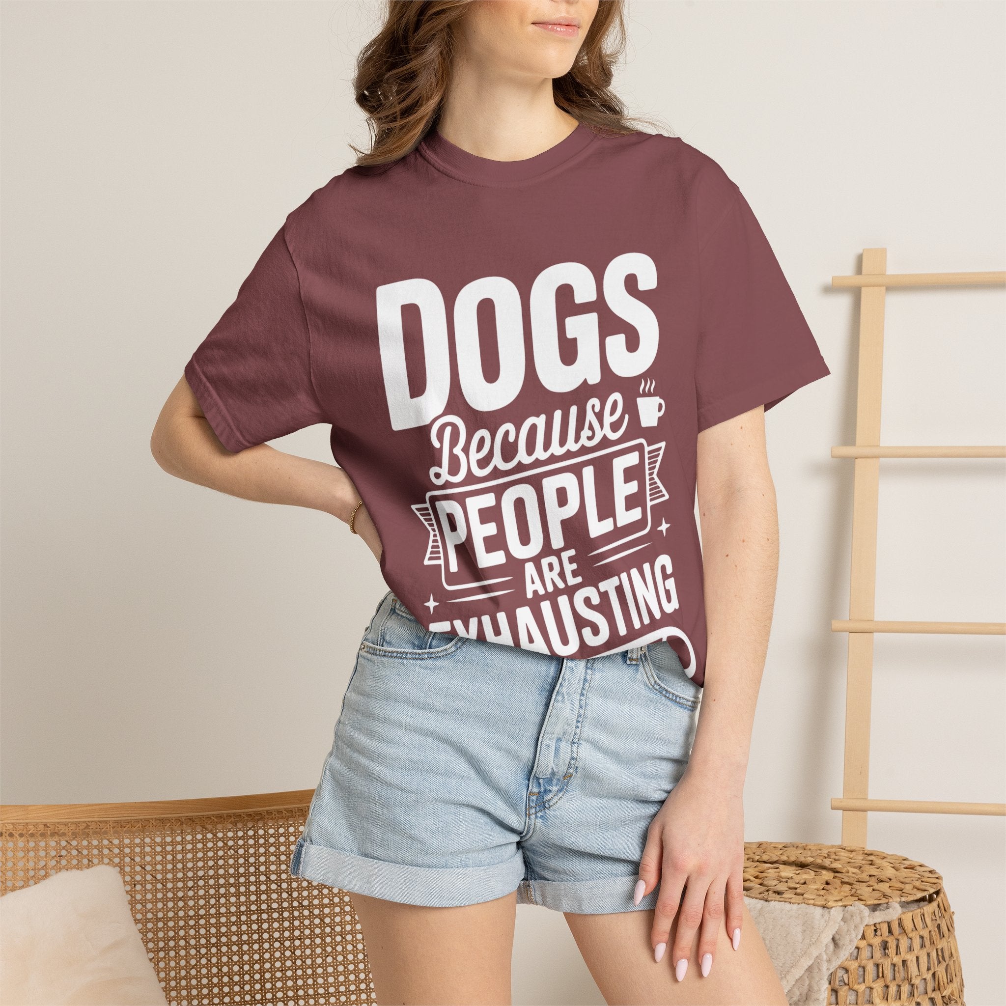 "Dogs because People are Exhausting!" T-Shirt