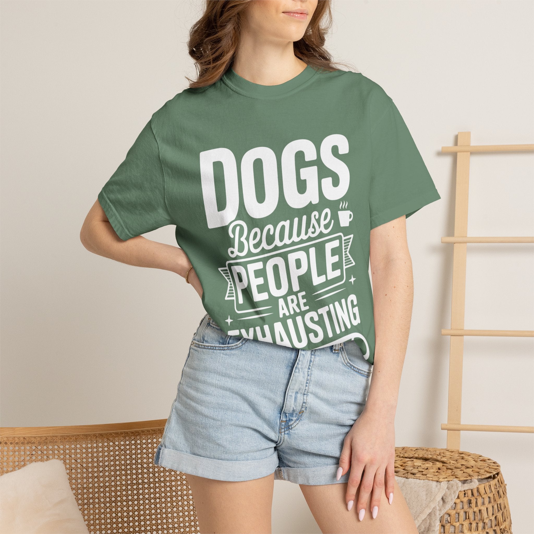 "Dogs because People are Exhausting!" T-Shirt