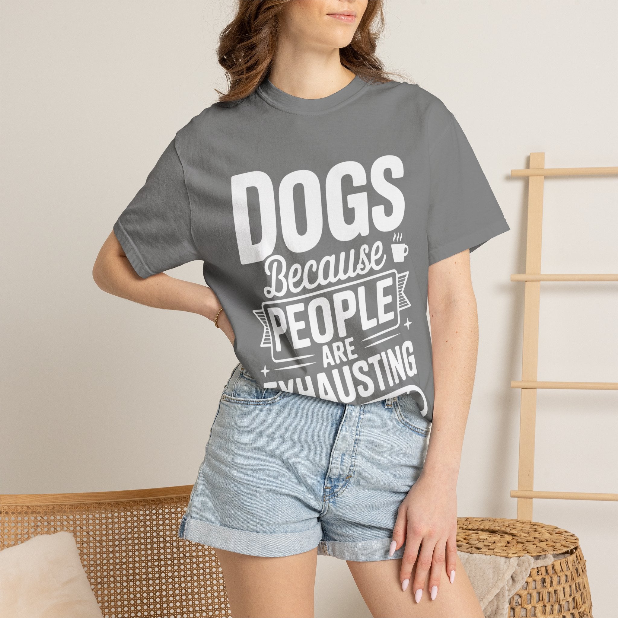 "Dogs because People are Exhausting!" T-Shirt