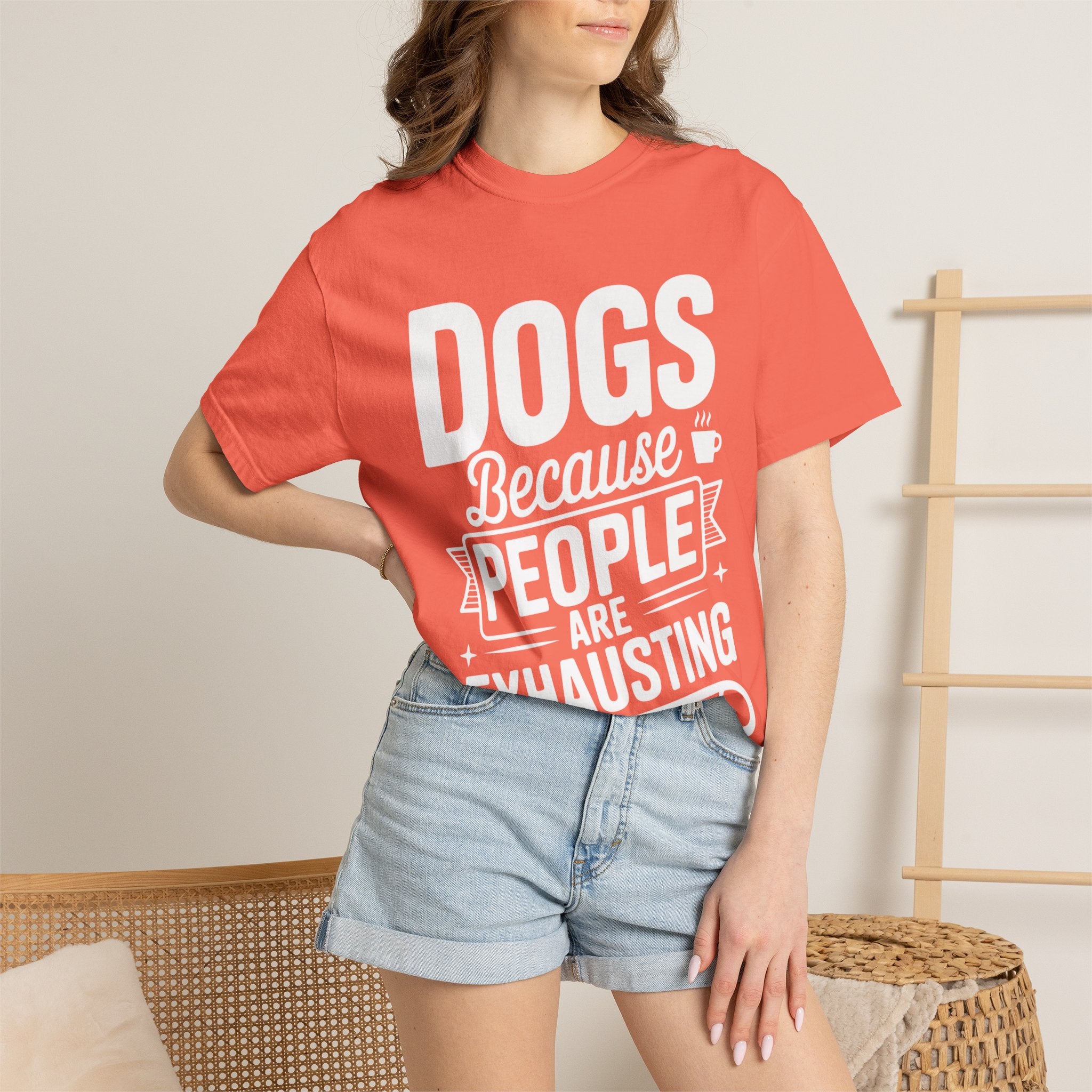"Dogs because People are Exhausting!" T-Shirt
